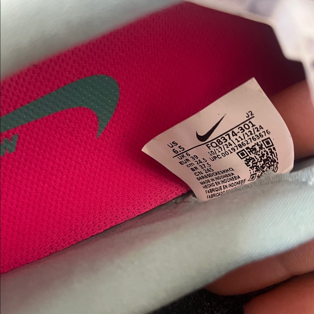 ⚽️ NIKE MEN'S ZOOM MERCURIAL VAPOR 16 ACADEMY FG/MG OCEAN CUBE/PINK BLAST - Picture 5 of 8